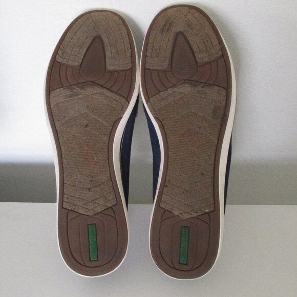 Grasshoppers Ortholite Womens Navy Blue Canvas Flat Loafers - Size 9.5M - Picture 8 of 8